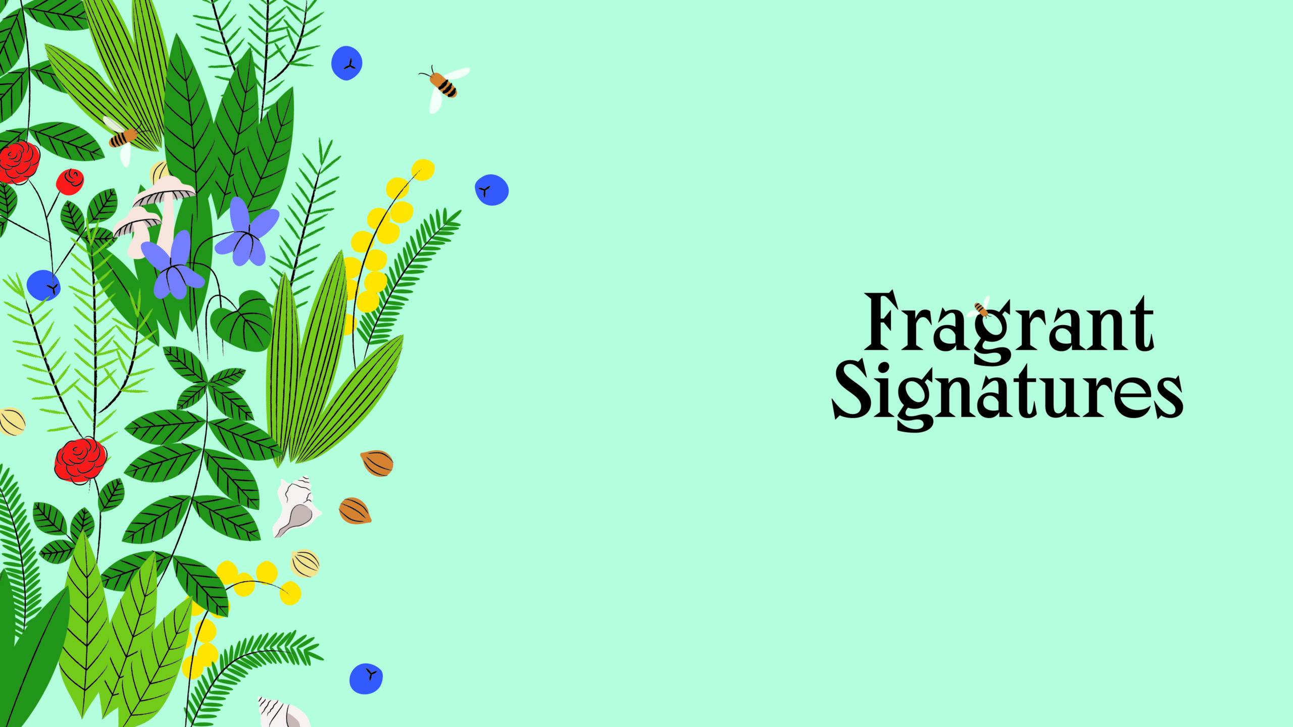 Fragrant Signatures Desktop Wallpaper